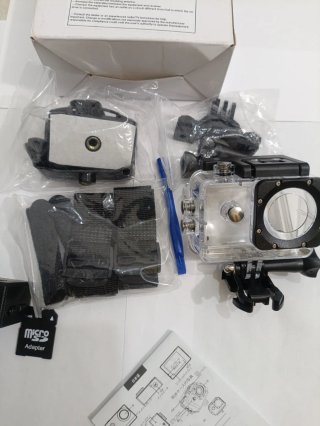 Cámara Deportiva de Acción 4K WiFi + Tarjeta 256GB