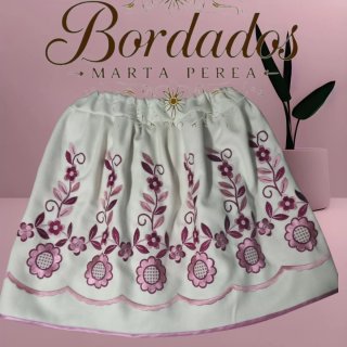 Refajo bordado niña nuevo
