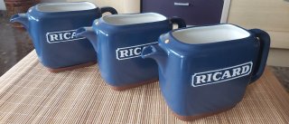 Jarra Ricard Vintage 1L con Rejilla. NUEVA