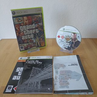 Grand Theft Auto IV 4 + mappa/poster Xbox 360 PAL