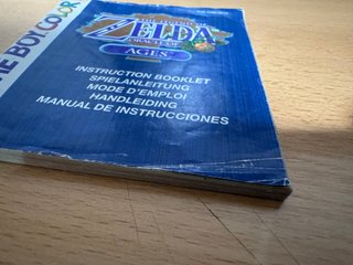 Manual The Legend of Zelda Oracle of Ages GBC
