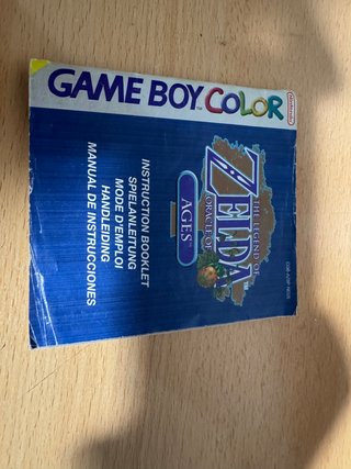 Manual The Legend of Zelda Oracle of Ages GBC