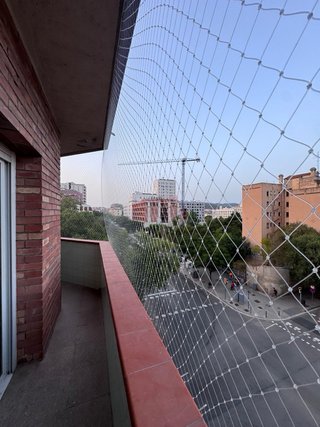Redes seguridad balcón/ventanas (niños/animales)