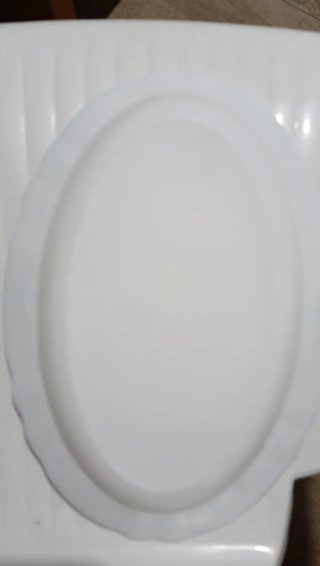 Plato Ovalado Arcopal Romántico Vintage 40 cm