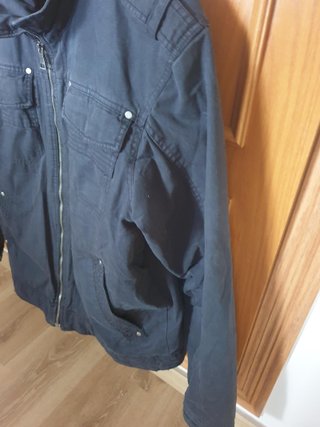 Chaqueta Cazadora Invierno Negra Caballero T. M