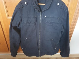 Chaqueta Cazadora Invierno Negra Caballero T. M