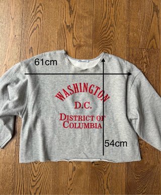 Sweatshirt Zara Cinza/Vermelho Tam. 36