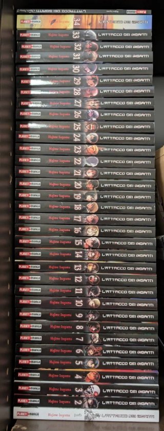 Serie completa di attack on titan