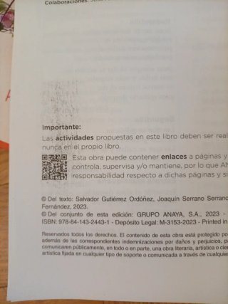 Lengua y Literatura, 4 ESO, Operación mundo