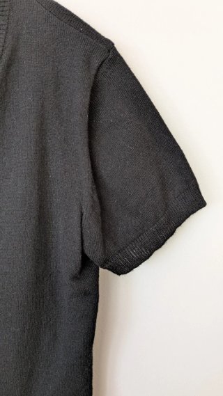 Chaqueta bolero negra manga corta algodón Zara S/M