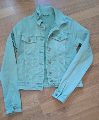 Chaqueta vaquera verde agua. Nueva sin etiquetas.
