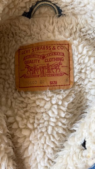 Cazadora vaquera borrego Levi's (unisex)