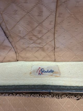 Maleta Vintage Gladiator Beige y Gris