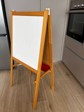 Pizarra doble cara madera