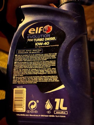Aceite Elf Evolution 700 Turbo Diesel 10W-40