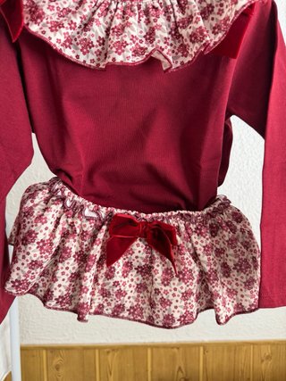 Conjunto bebé niña flores