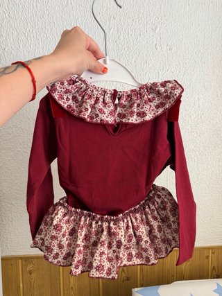 Conjunto bebé niña flores
