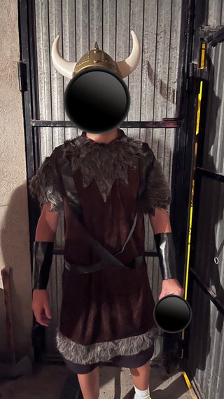 Disfraz vikingo adolescente
