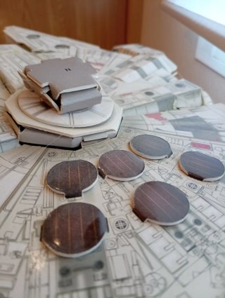 Maqueta Halcón Milenario de Cartón