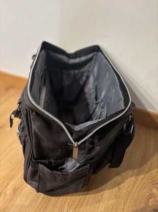 Bolso cambiador/organizador gris