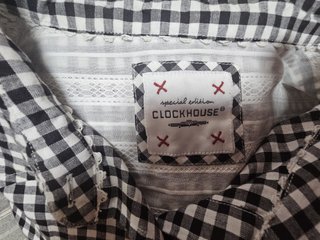 Camisa de cuadros Clockhouse talla 58