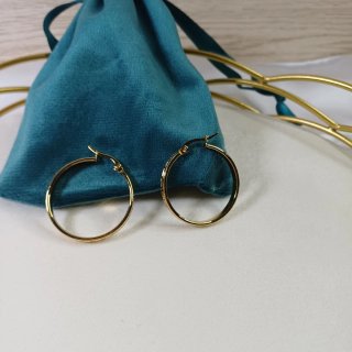 Aros Chapado Oro 18k Vintage Griego 3cm