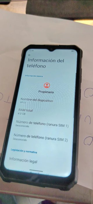 Oukitel wp23 4/64gb como nuevo