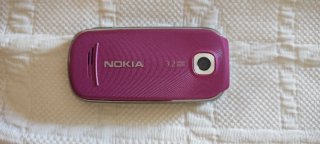 Teléfono Nokia 7230 Rosa y Plata