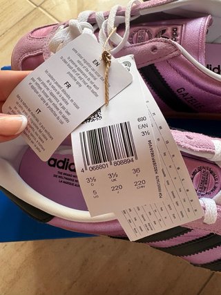 Adidas Gazelle Rosa Brillante Talla 36