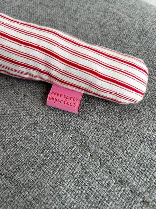 Peluche serpiente artesanal rosa