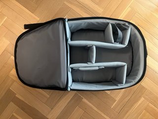 Mochila Fotográfica Negra y Amarilla