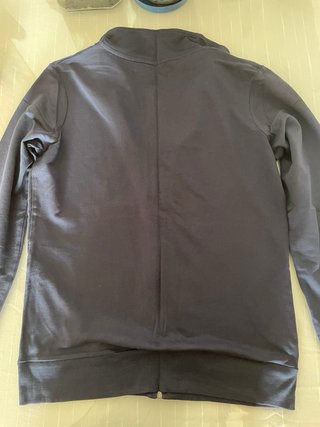 Chaqueta gris con cremallera Talla L