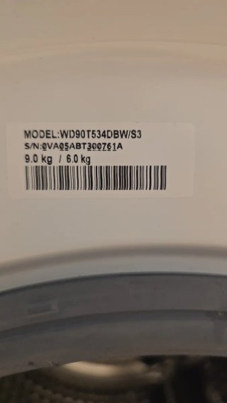 Lavadora secadora Samsung 9kg/6kg