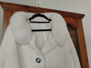 Chaquetón blanco talla 48/50