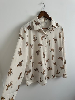 Camisa Vintage Guepardos Made in Italy Talla L