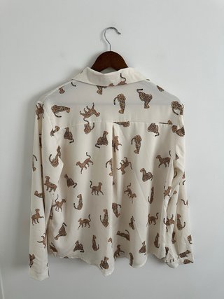Camisa Vintage Guepardos Made in Italy Talla L