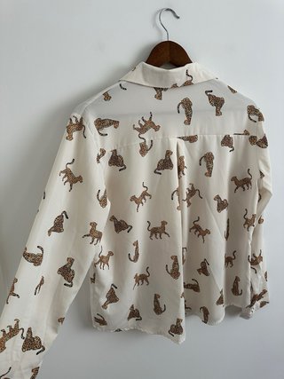 Camisa Vintage Guepardos Made in Italy Talla L