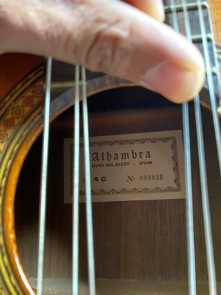 Guitarra Alhambra 4C Clásica