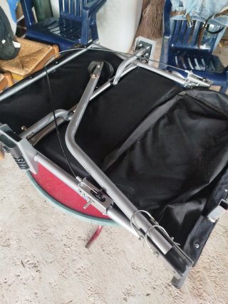 Carrito para 2 niños bici/caminar