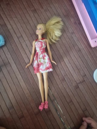 Barbie con vestiti e accessori