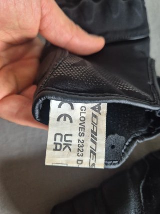 Guantes Moto Dainese D-Dry 2323 Negros