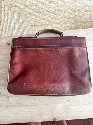 Bolso Cartera Piel Marrón