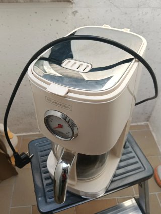 Cafetera Kitchencook Marfil