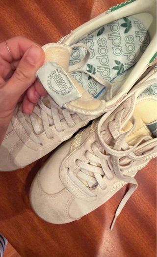 Zapatillas Adidas Gazelle Beige/Verde