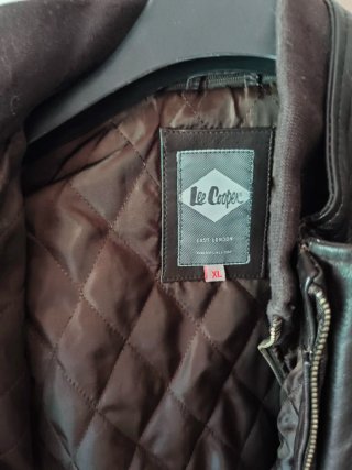Chaqueta de piel auténtica Lee Cooper hombre XL