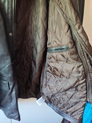 Chaqueta de piel auténtica Lee Cooper hombre XL