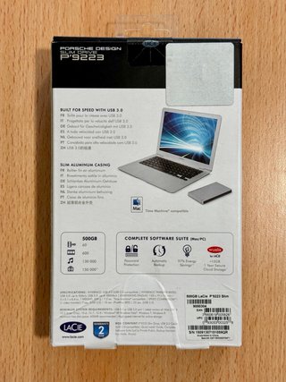 Disco Duro Externo Porsche Design 500GB