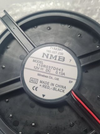 Ventilador NMB 12V DC 0.13A