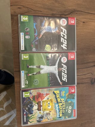 Juegos Nintendo Switch: FC 24, FC 25, Bob Esponja
