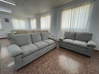 Nuevo sofa 3 + 2 gris en LIQUIDACION!!